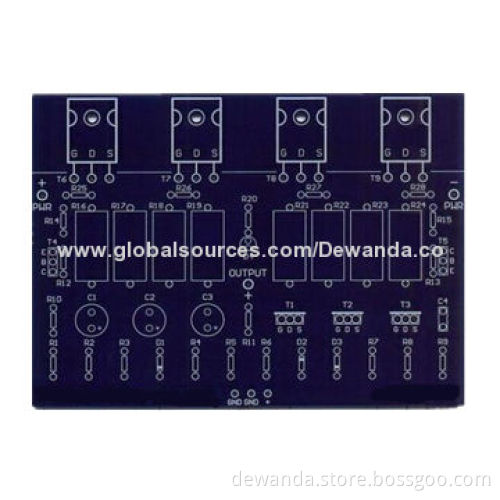 Double-sided PCB, made of FR-4 material